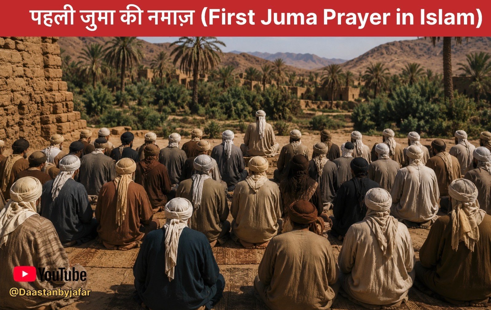 First Jummah Prayer in islam Hindi