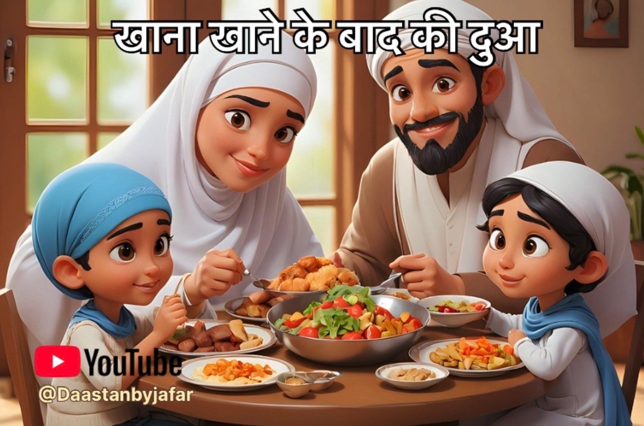 खाना खाने के बाद की दुआ